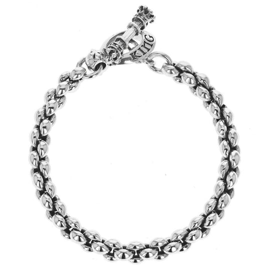 Infinity Link Silver Bracelet