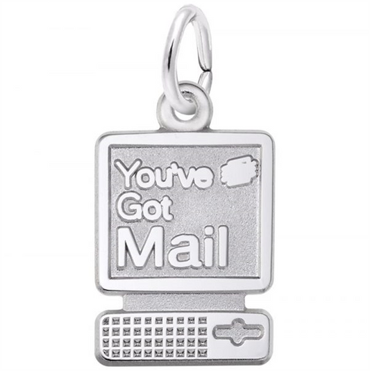 You've Got Mail Computer - Sterling Silver Charm