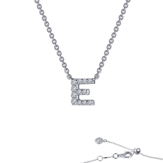 Letter E Pendant Necklace | Lafonn
