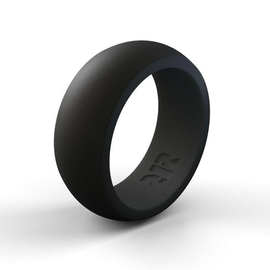 Men's Black Silicone Wedding Ring
