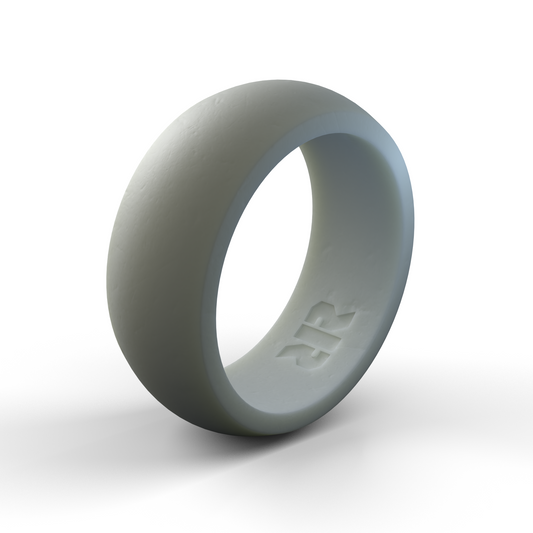 Men's Gray Silicone Wedding Ring