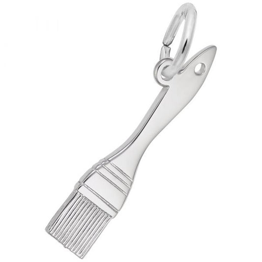 Paintbrush Charm / Sterling Silver