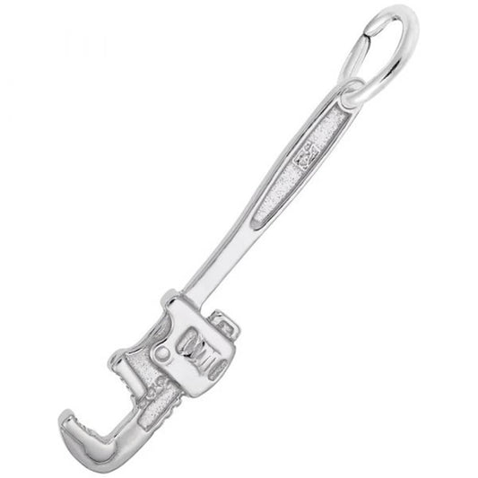 Wrench Charm / Sterling Silver