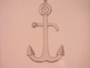 The Rembrandt Charms Anchor Sterling Silver Charm features a simple, stylized sterling silver anchor with pointed flukes and a top ring, shown against a plain, light background.