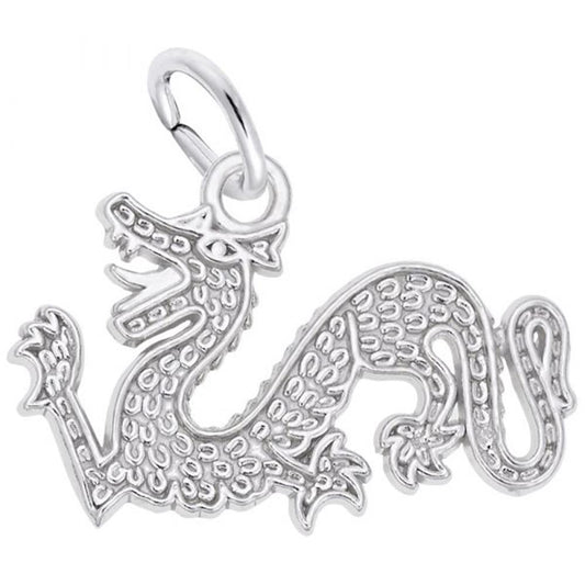 Dragon Charm / Sterling Silver