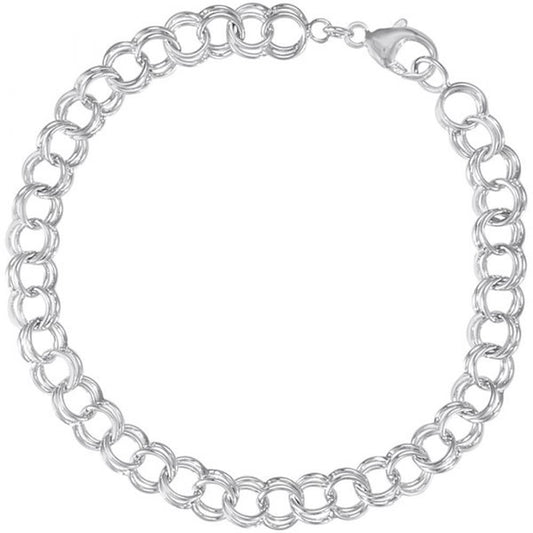 Charm Bracelet - 7 inch / Sterling Silver