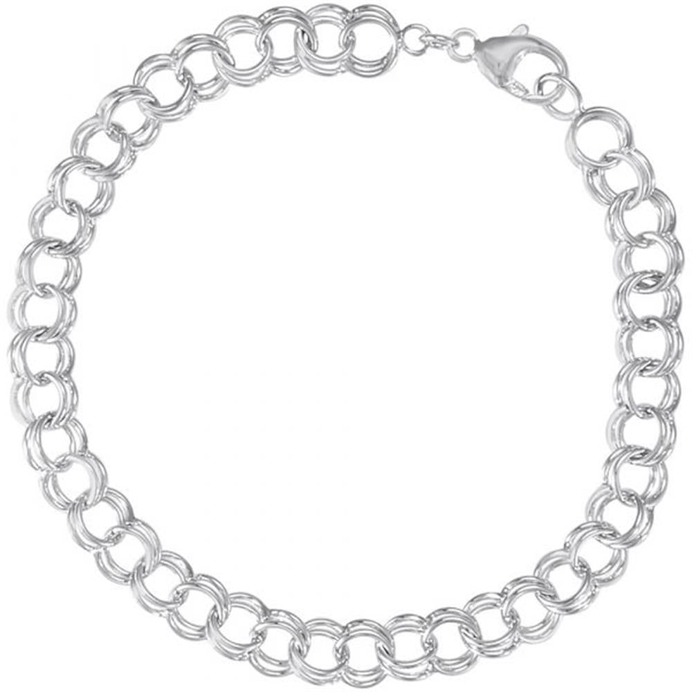Charm Bracelet 8 Inch / Sterling Silver
