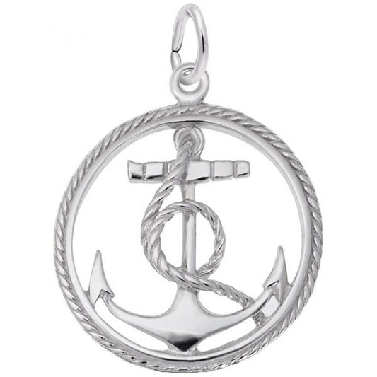 Anchor Charm in Sterling Silver