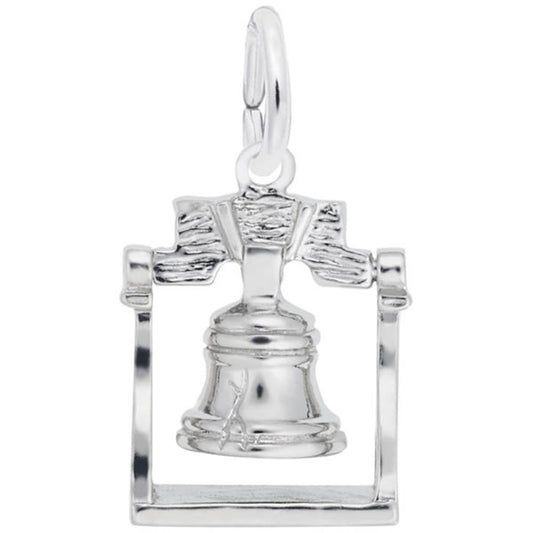 Liberty Bell Charm / Sterling Silver