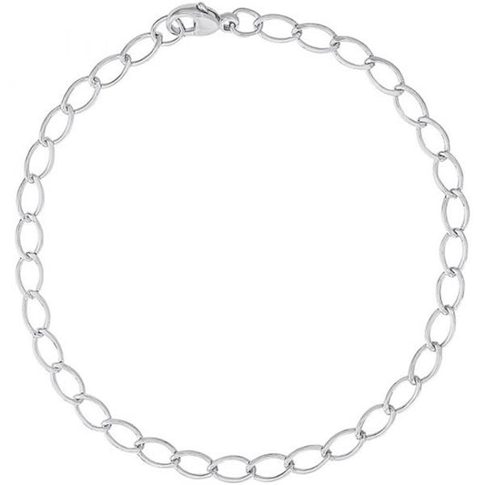 Charm Bracelet 7 inch / Sterling Silver