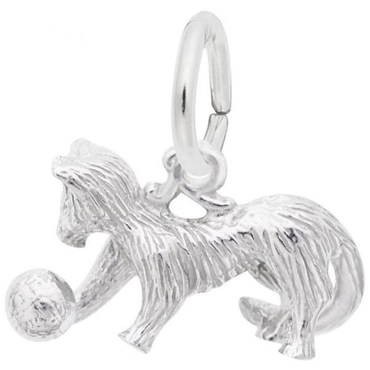 Cat - Playful Charm / Sterling Silver