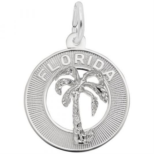 Florida State Charm / Sterling Silver