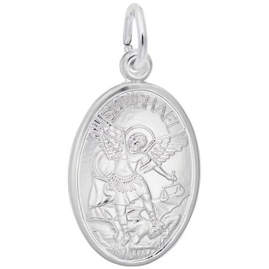 St. Michael Charm / Sterling Silver
