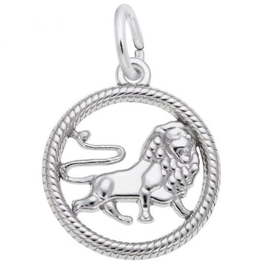 Leo Charm / Sterling Silver