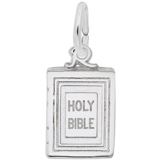 Bible in Sterling Silver Charm