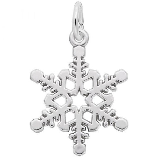 Snowflake Charm / Sterling Silver