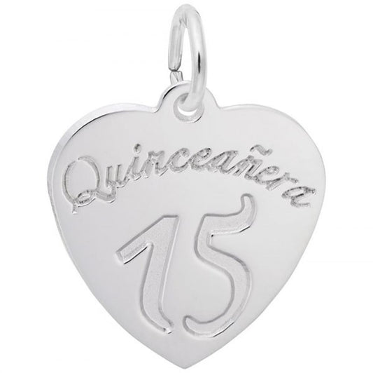 Quinceanera Charm / Sterling Silver