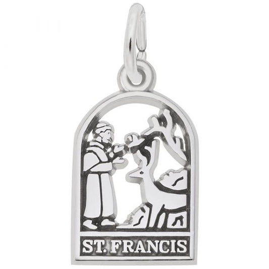 St. Francis Charm / Sterling Silver