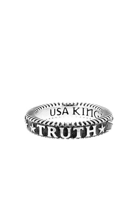 Truth Stackable Silver Ring