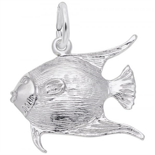 Angelfish Charm / Sterling Silver