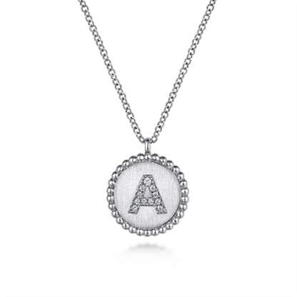 925 Sterling Silver Bujukan Diamond 
Initial A Necklace
Serial No: S