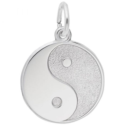 Yin Yang Charm / Sterling Silver