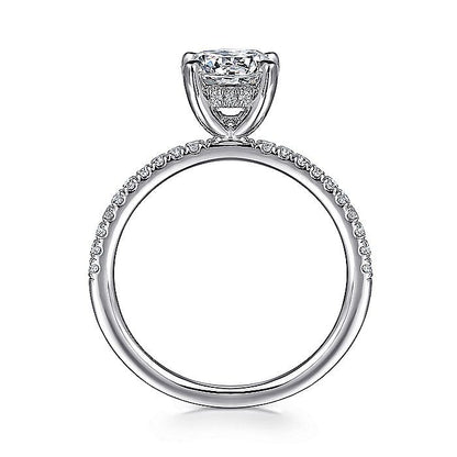 14K Gold Diamond Engagement Ring | Gabriel & Co Bridal