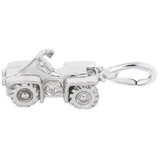 All-Terrain Vehicle ATV Charm in Sterling Silver
