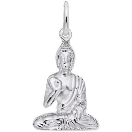 Buddha Charm / Sterling Silver