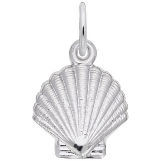 Shell Charm / Sterling Silver