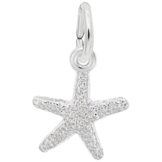 Starfish Small Charm / Sterling Silver