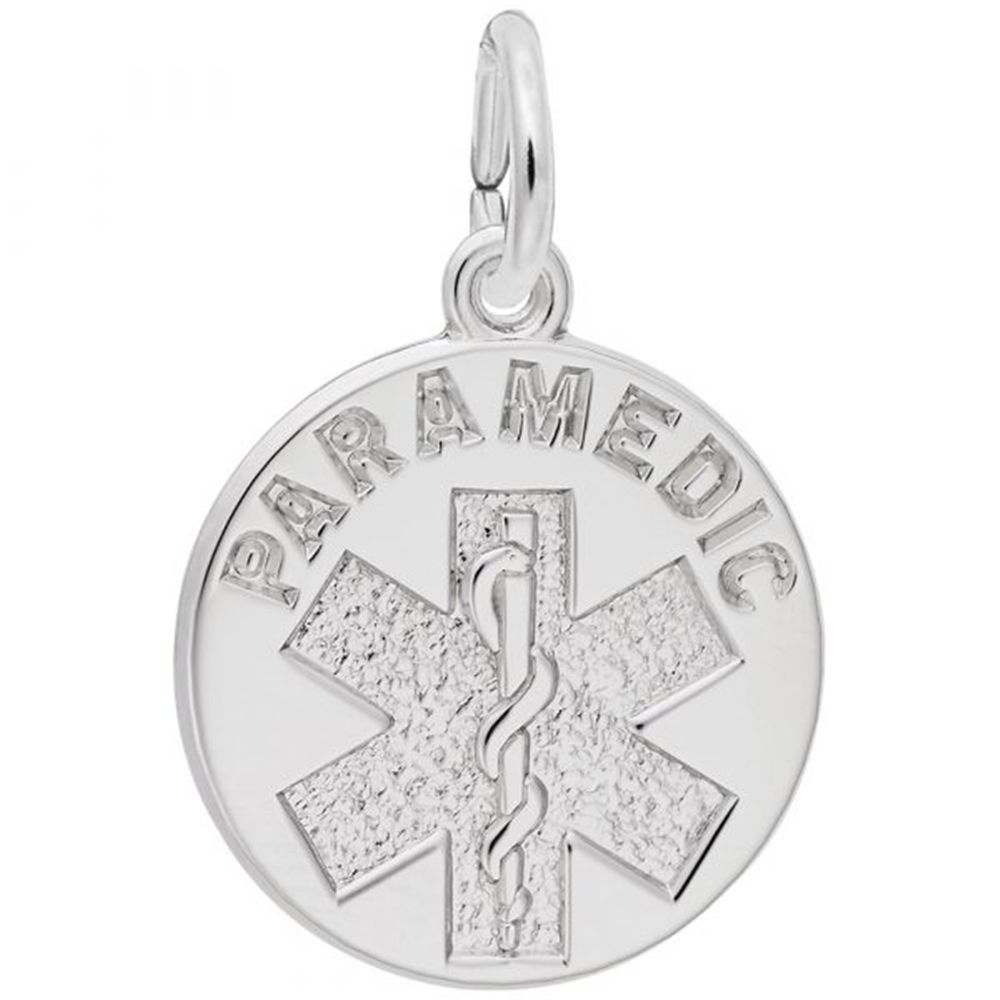 Paramedic - Sterling Silver Charm