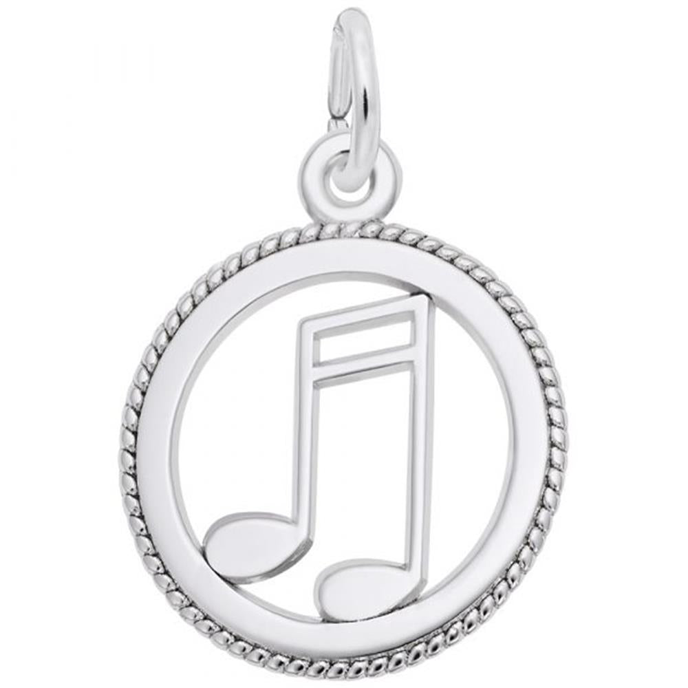 Music Charm / Sterling Silver