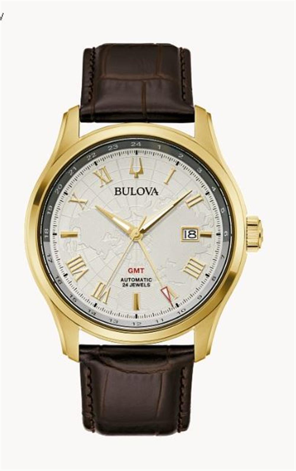 Bulova Wilton Automatic Watch with Leather Strap