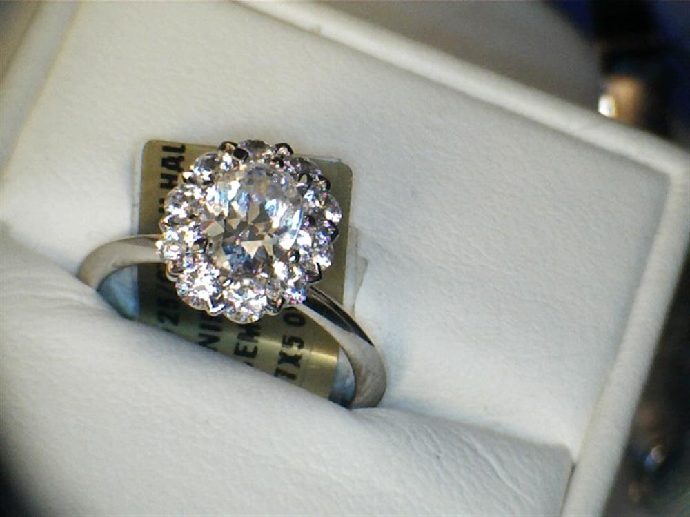 14K White Gold Diamond Engagement Ring *SOD Collection* Serial No: S18