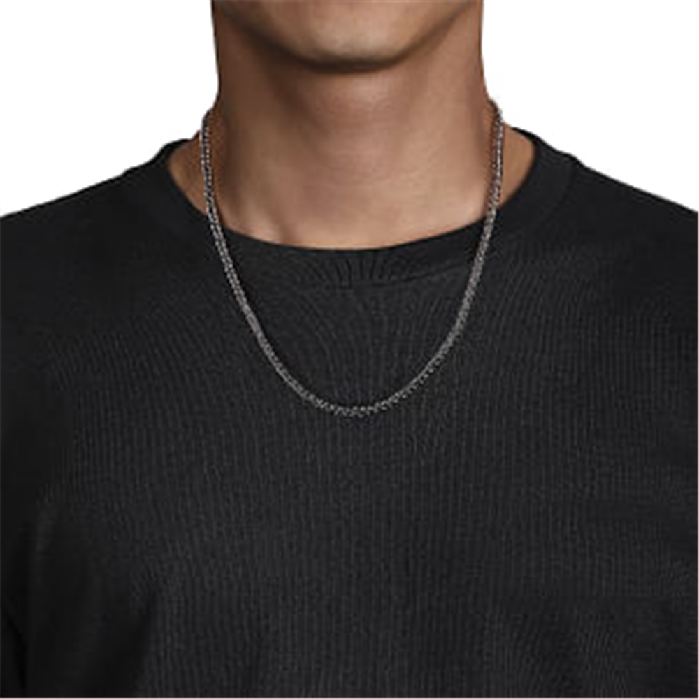 Sterling Silver Men's Wheat Chain Necklace | 22"