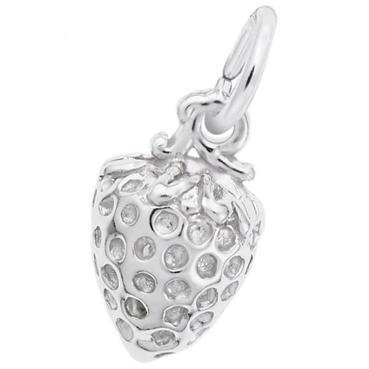 Strawberry Charm / Sterling Silver