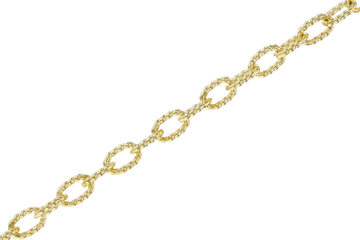 A close-up of the Allison Kaufman Illusion Diamond Solitaire 14K Gold Necklace, displayed diagonally on a white background.