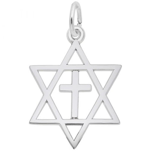 Interfaith Symbol Charm / Sterling Silver
