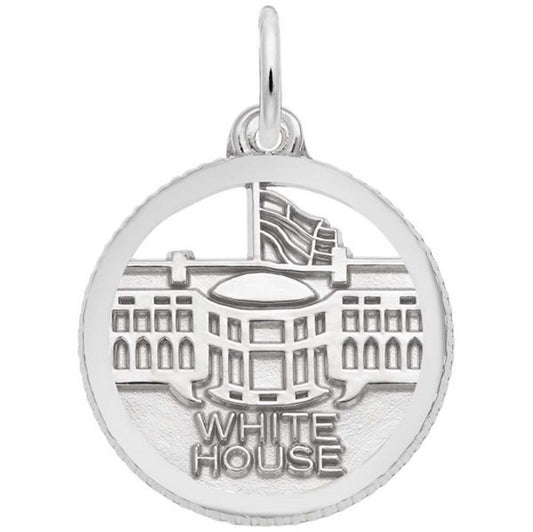 White House Charm / Sterling Silver