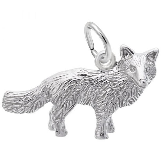 Fox Charm / Sterling Silver
