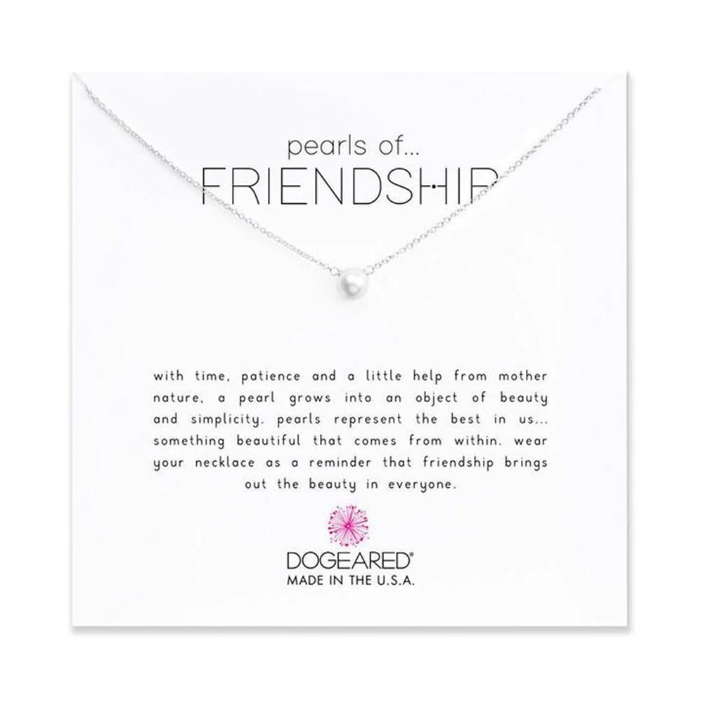Pearls of Friendship / SS Necklace / 18"