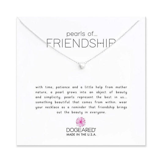 Pearls of Friendship / SS Necklace / 18"