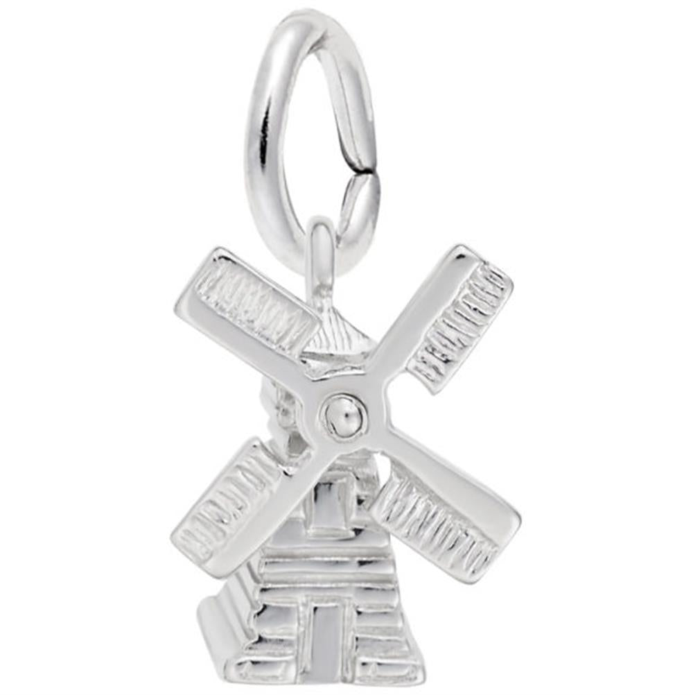 Windmill Charm / Sterling Silver