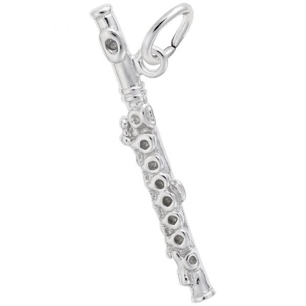 Piccolo Instrument Charm / Sterling Silver