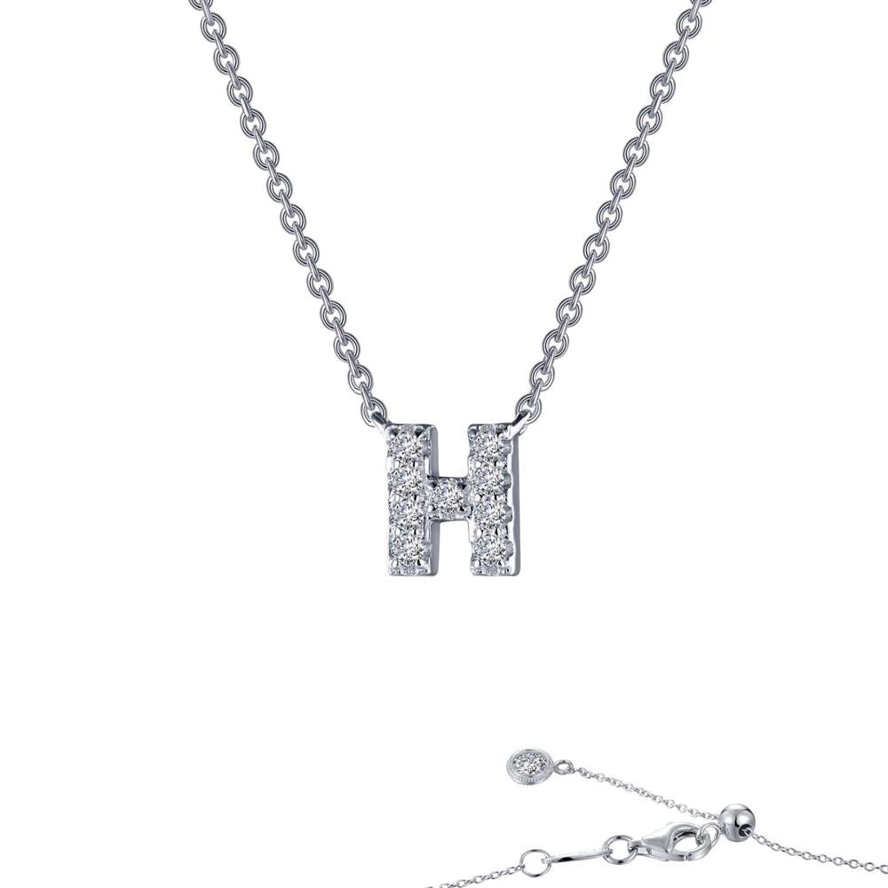 Letter H Pendant Necklace | Lafonn