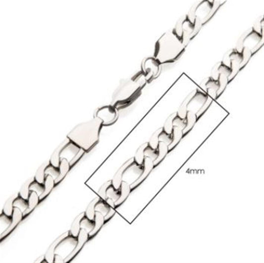 4mm Steel Figaro Chain | 24" | INOX