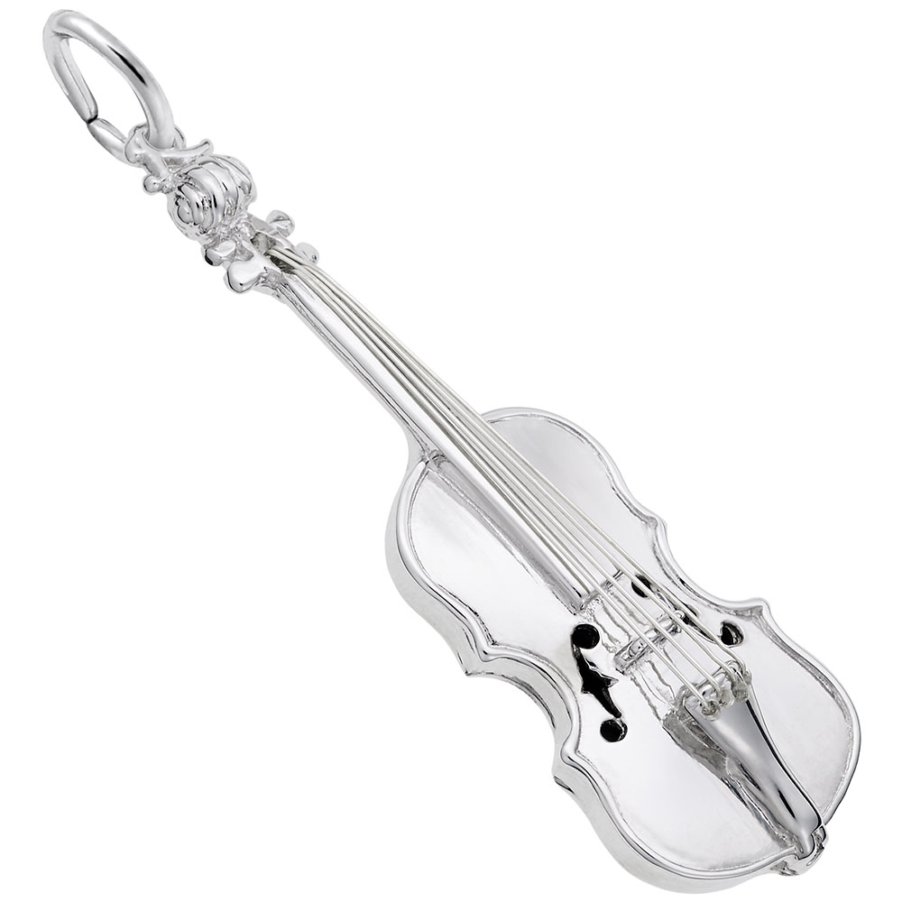 Violin - Sterling Silver Charm