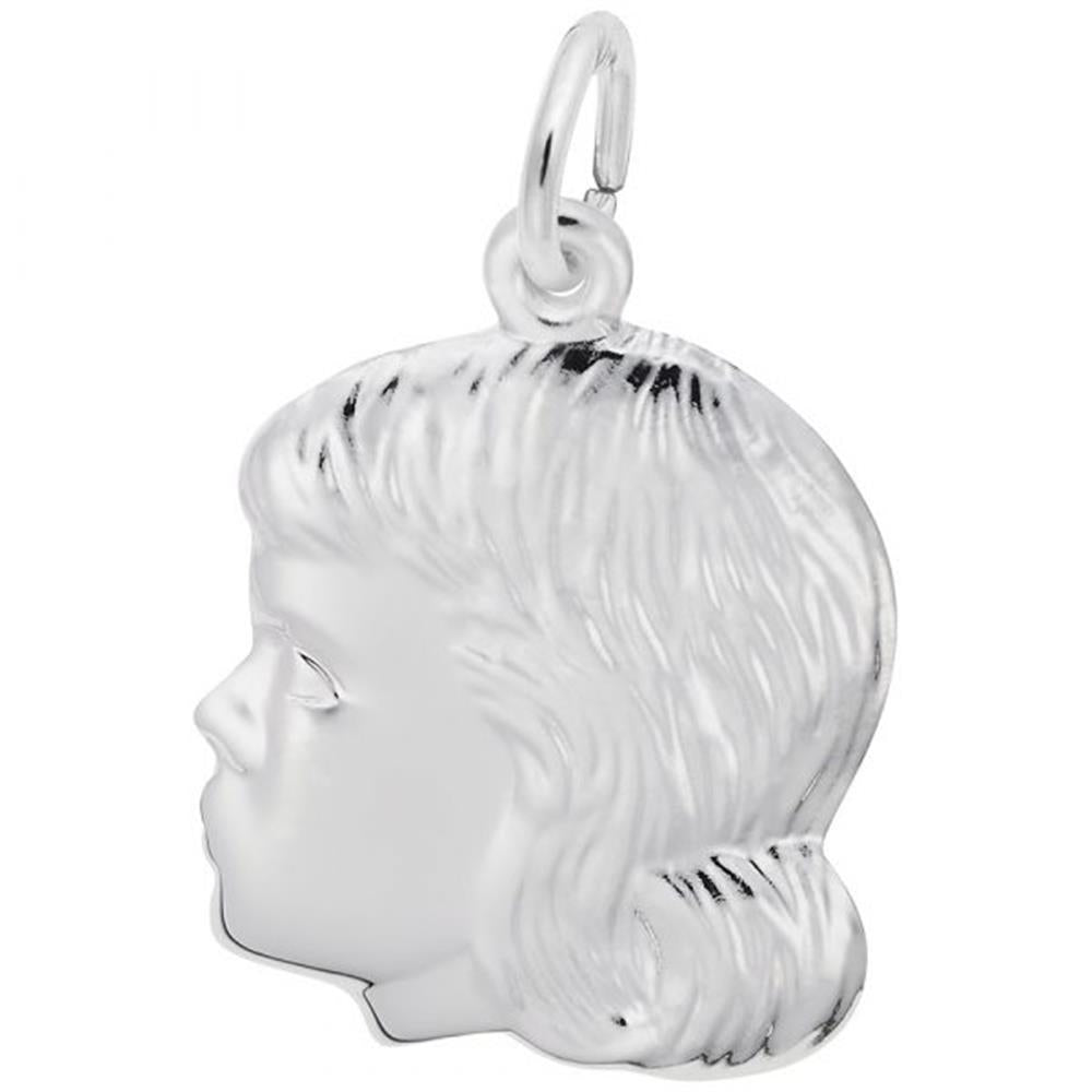 Girl Charm / Sterling Silver