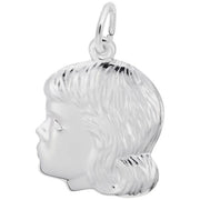 Girl Charm / Sterling Silver